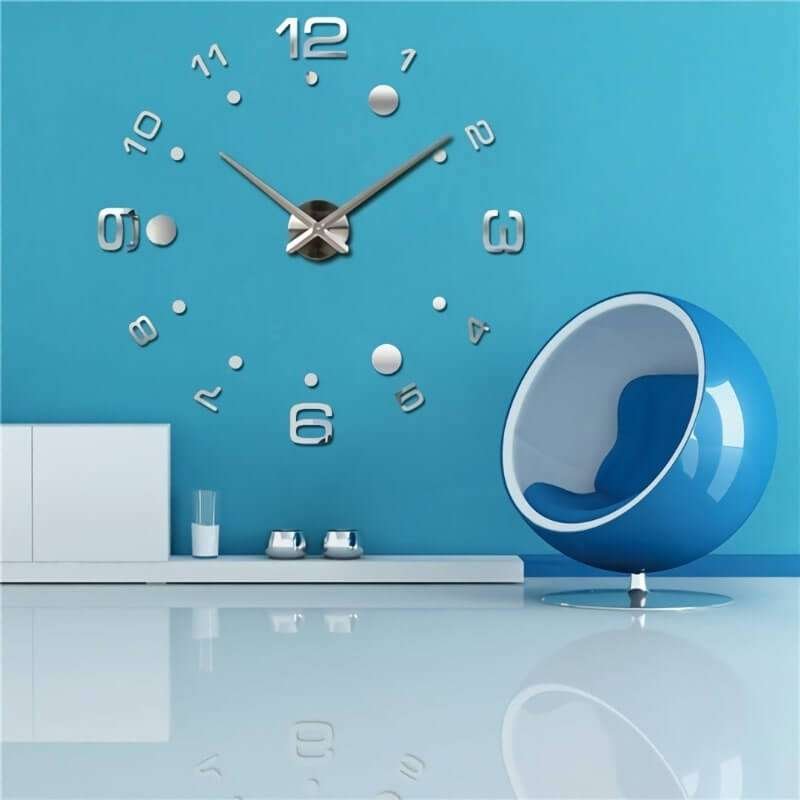 Decorating the Right Way: Deco Guide With the Best Tips & Tricks for More Coziness 7 3d Mirror Numbers Acrylic Sticker Wall Clock