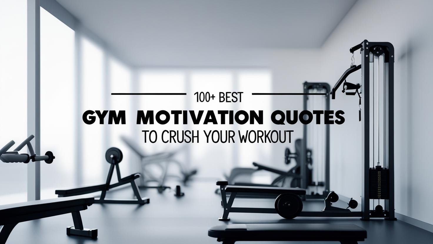 100+ Best Gym Motivation Quotes to Crush Your Workout