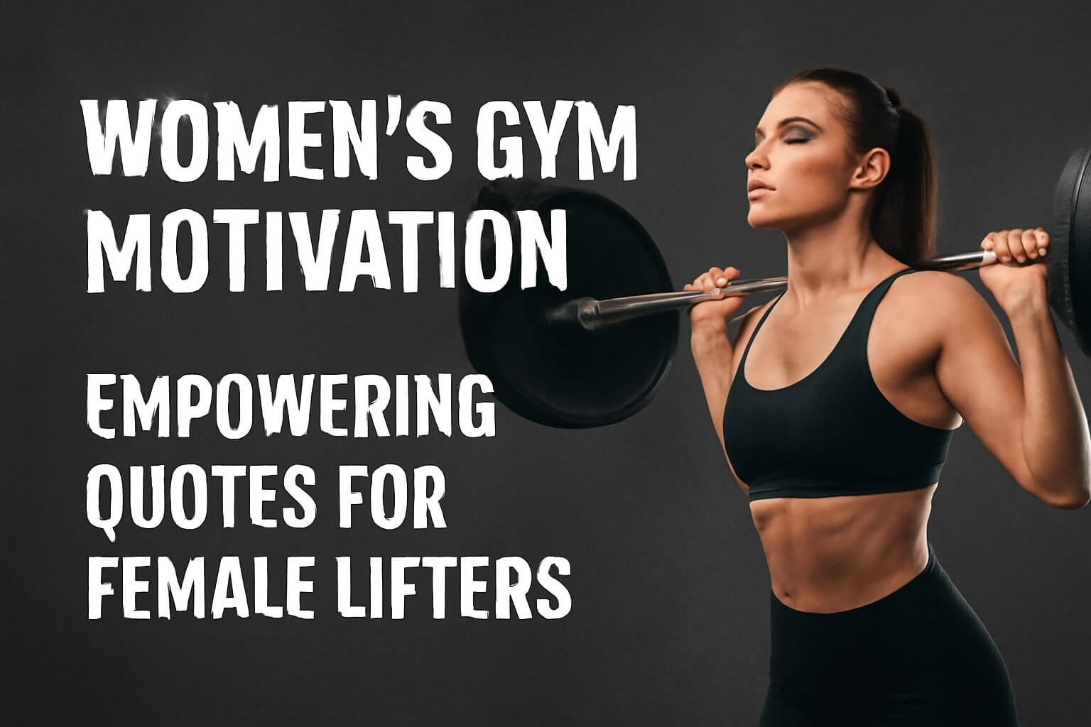 Women's Gym Motivation: Empowering Quotes for Female Lifters