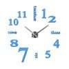 3D Clock Wall Decal Reflector Stickers