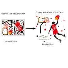 Basketball Player Sports Wall Stickers