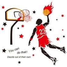 Basketball Player Sports Wall Stickers