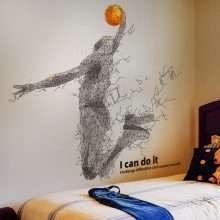 Basketball Player Wall Stickers