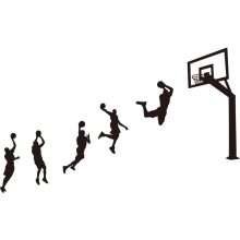 Basketball Player Wall Stickers