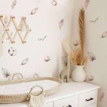 Boho Dry Floral Wall Stickers Decals