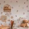 Boho Dry Floral Wall Stickers Decals