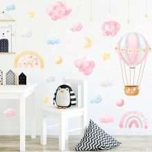 Cartoon Animals Rainbow Wall Decal Decorations