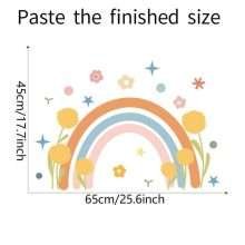 Cartoon Flower Rainbow Wall Stickers