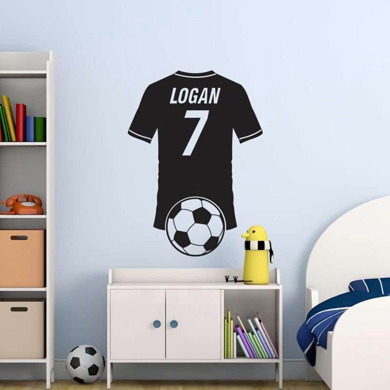 Custom Name Soccer Sports Wall Stickers
