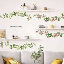 Green Leaf Flower Wall Frame