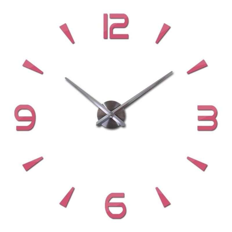3d Mirror Wall Clock Acrylic Wall Sticker