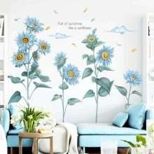 Home Decor Murals Sunflower Wall Decals