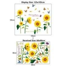 Home Decor Murals Sunflower Wall Decals