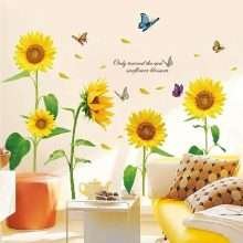 Home Decor Murals Sunflower Wall Decals