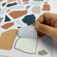 Irregular Stone Shape Sticker Wall Decals