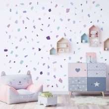 Irregular Stone Shape Sticker Wall Decals