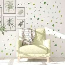 Irregular Stone Shape Sticker Wall Decals