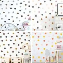 Morandi Color Dots Wall Decals for Kids