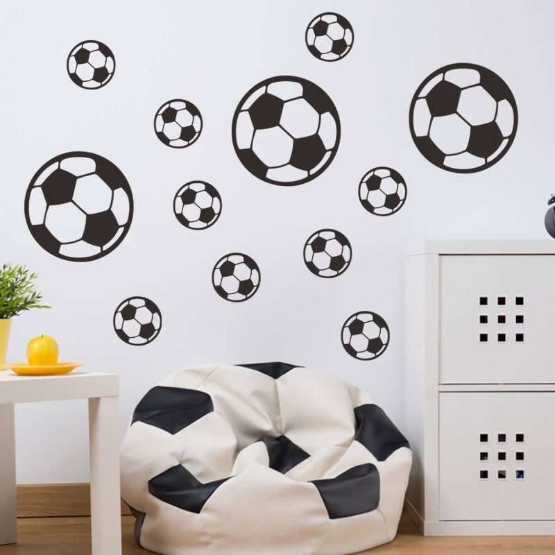 Personalized Football Soccer Basketball Sports Wall Stickers