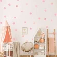 Polka Dot Self Adhesive Wall Decal Stickers