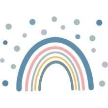 Rainbow Decal for Kids Room