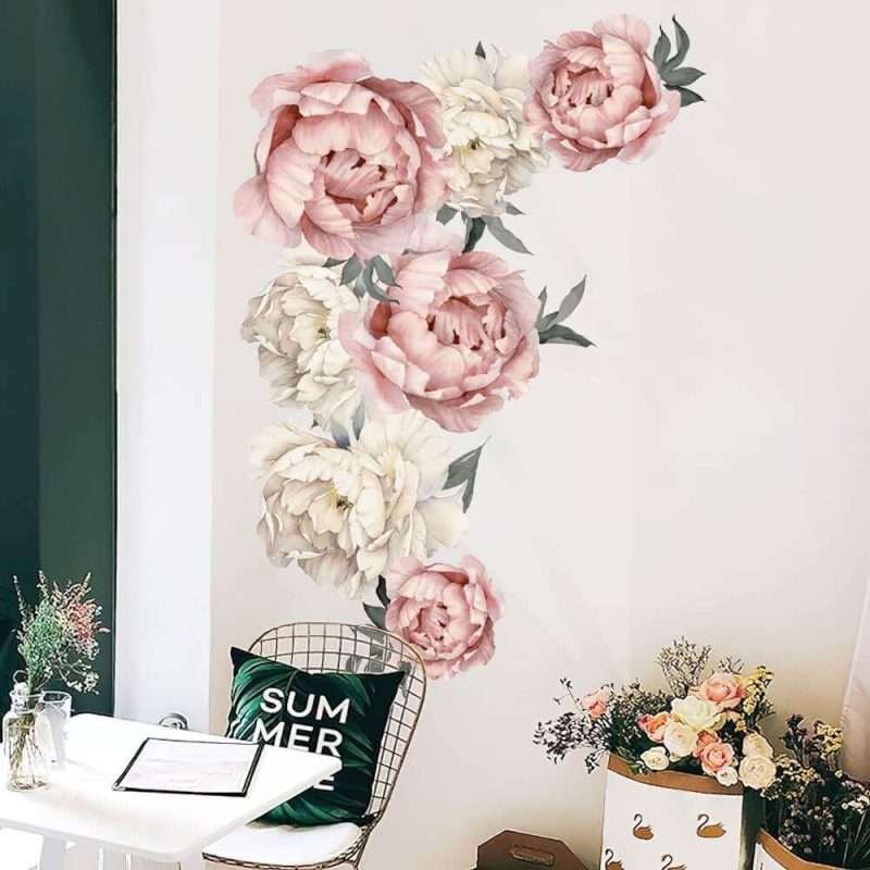 Rose Art Wall Decals Flower