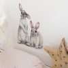 Two Cute Rabbits Nursery Wall Decals