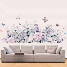 Watercolor Vinyl Wall Decal Floral