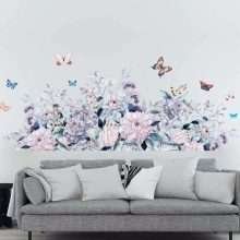 Watercolor Vinyl Wall Decal Floral