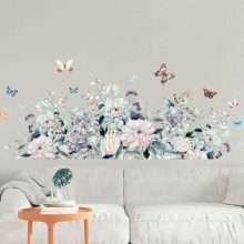 Watercolor Vinyl Wall Decal Floral