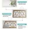 installation steps for 3D Geometric Baseboard Mirror Stickers Aesthetic 1