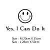 Yes I Can Do It Motivational Wall Quotes