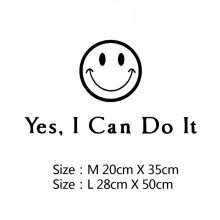 Yes I Can Do It Motivational Wall Quotes