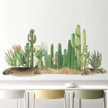 Green Cactus Room Decoration Wall Stickers