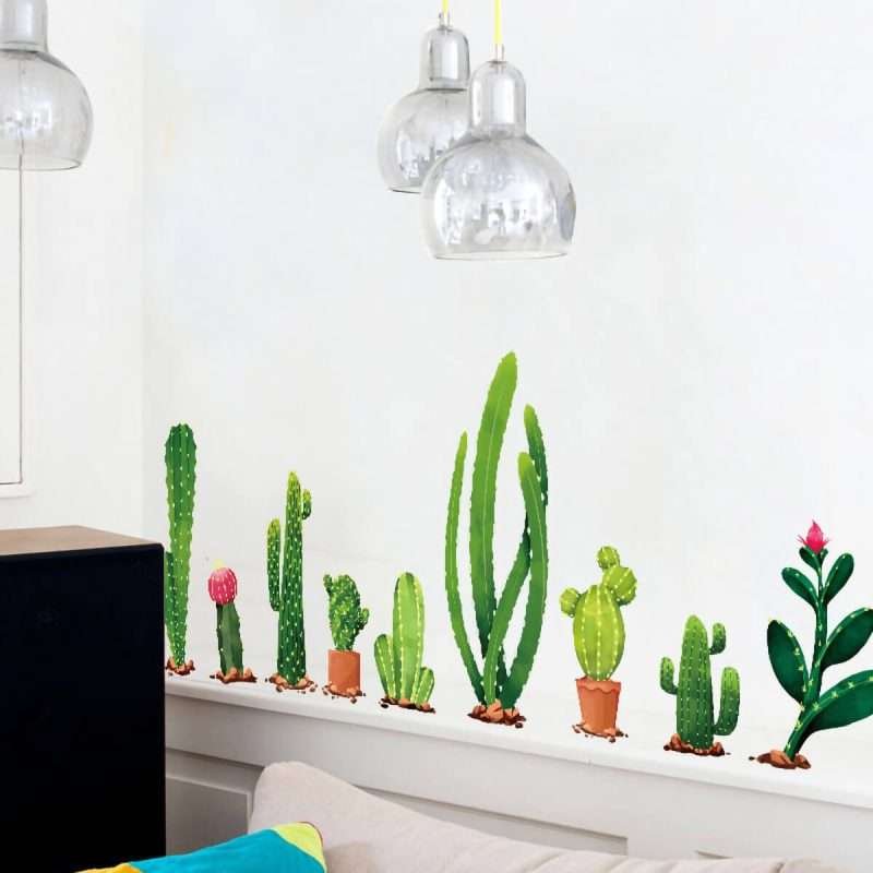 Home Decoration Wall Decals Cactus
