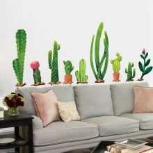 Home Decoration Wall Decals Cactus