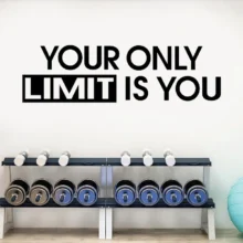 Your Only Limit Is You Spiritual Quotes Wall Decals