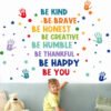 Be Kind Be Brave Child Inspirational Wall Quote 3