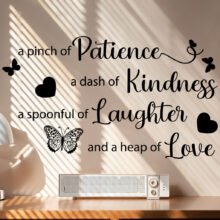 Kinds & Love Butterfly Wall Quote Stickers 2