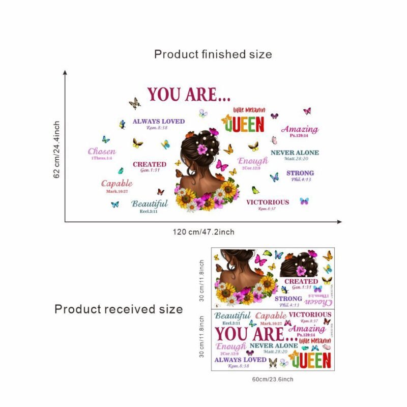 You Are Queen Inspirational Wall Stickers 2