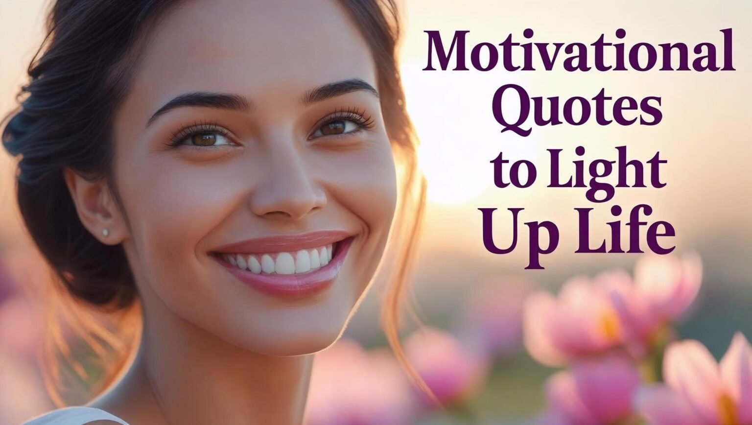 motivational quotes to light up life banner