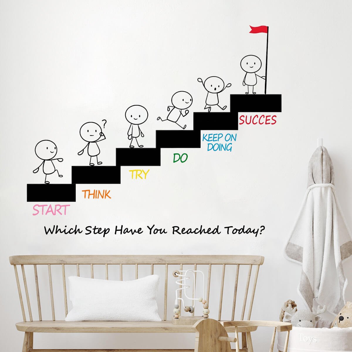 Step By Step Success Quotes Wall Stickers 3 Step By Step Success Quotes Wall Stickers