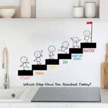 Step By Step Success Quotes Wall Stickers 5 Step By Step Success Quotes Wall Stickers