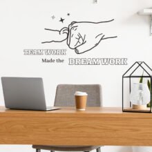 Team Work Made The Dream Work Positive Attitude Work Quotes 1