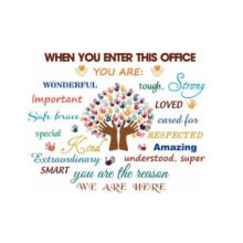 When You Enter This Office You Are Wonderful Inspirational Quotes 1