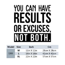 You Can Have Results Or Excuses Not Both Positive Office Wall Quotes
