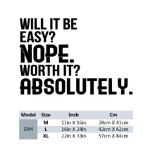 Absolutely Worth It Motivational Quotes Stickers for Wall