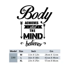 The Body Achieves What The Mind Believes Inspirational Sayings For Teenagers