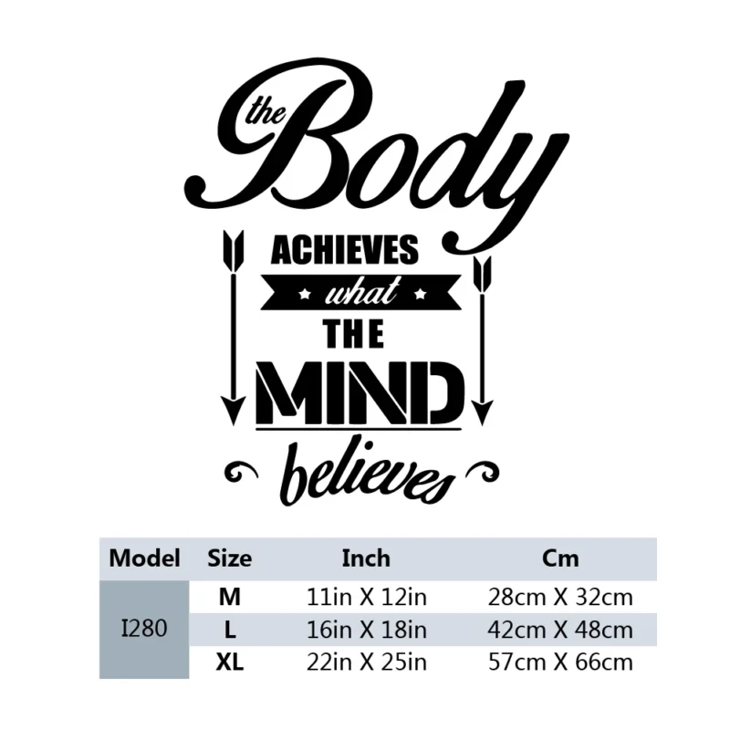 The Body Achieves What The Mind Believes Inspirational Sayings For Teenagers